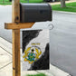 Custom Ghana Football Garden Flag 2026 Go Black Stars Black Adinkra Pattern - African Pride