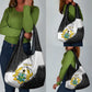 Custom Ghana Football Grocery Bag 2026 Go Black Stars Black Adinkra Pattern - African Pride