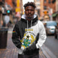 Custom Ghana Football Hoodie 2026 Go Black Stars Black Adinkra Pattern - African Pride