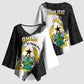 Custom Ghana Football Kimono Sleeve Blouse 2026 Go Black Stars Black Adinkra Pattern - African Pride