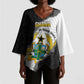 Custom Ghana Football Kimono Sleeve Blouse 2026 Go Black Stars Black Adinkra Pattern - African Pride