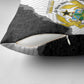 Custom Ghana Football Pillow Cover 2026 Go Black Stars Black Adinkra Pattern - African Pride