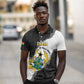 Custom Ghana Football Polo Shirt 2026 Go Black Stars Black Adinkra Pattern LT14
