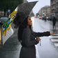 Custom Ghana Football Umbrella 2026 Go Black Stars Black Adinkra Pattern - African Pride