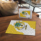Custom Ghana Football Puzzle 2026 Go Black Stars Yellow Adinkra Pattern - African Pride