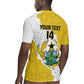 Custom Ghana Football Rugby Jersey 2026 Go Black Stars Yellow Adinkra Pattern LT14