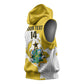 Custom Ghana Football Sleeveless Hoodie 2026 Go Black Stars Yellow Adinkra Pattern - African Pride
