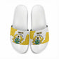 Custom Ghana Football Slide Sandals 2026 Go Black Stars Yellow Adinkra Pattern - African Pride