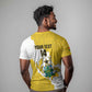 Custom Ghana Football T shirt 2026 Go Black Stars Yellow Adinkra Pattern LT14