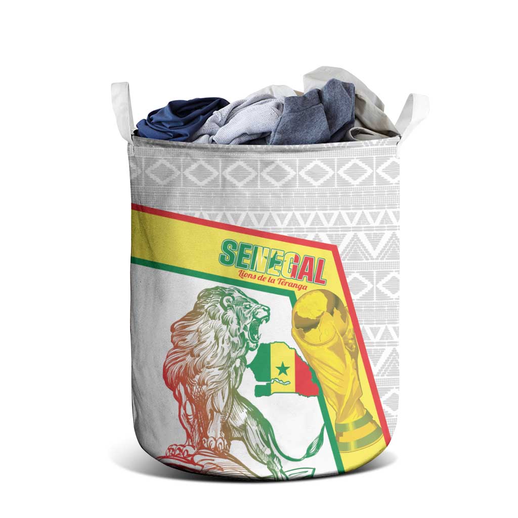 Senegal Football Laundry Basket 2026 Come On Lions de la Teranga - African Pride