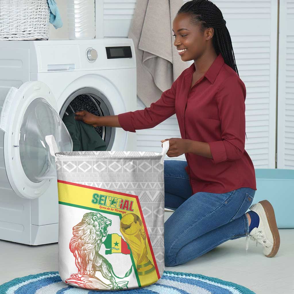 Senegal Football Laundry Basket 2026 Come On Lions de la Teranga - African Pride
