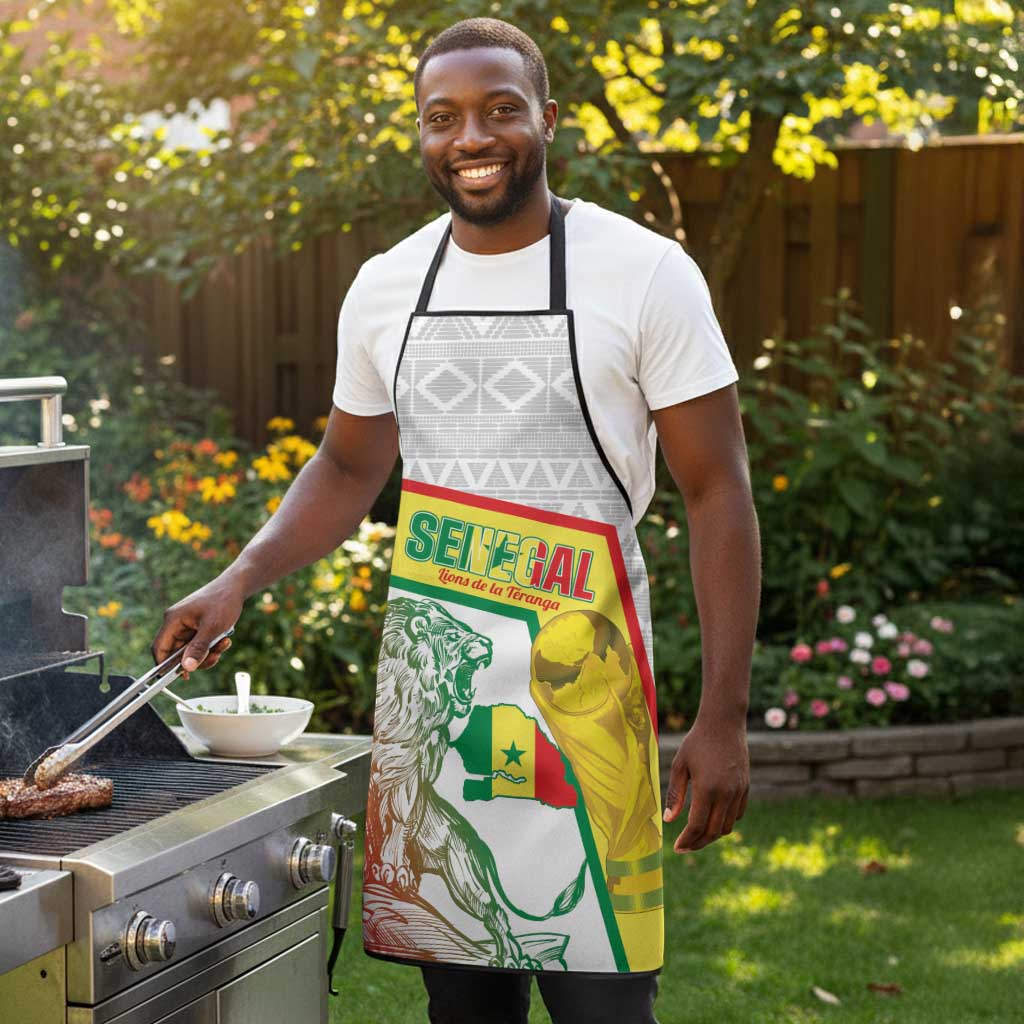 Senegal Football Apron 2026 Come On Lions de la Teranga - African Pride