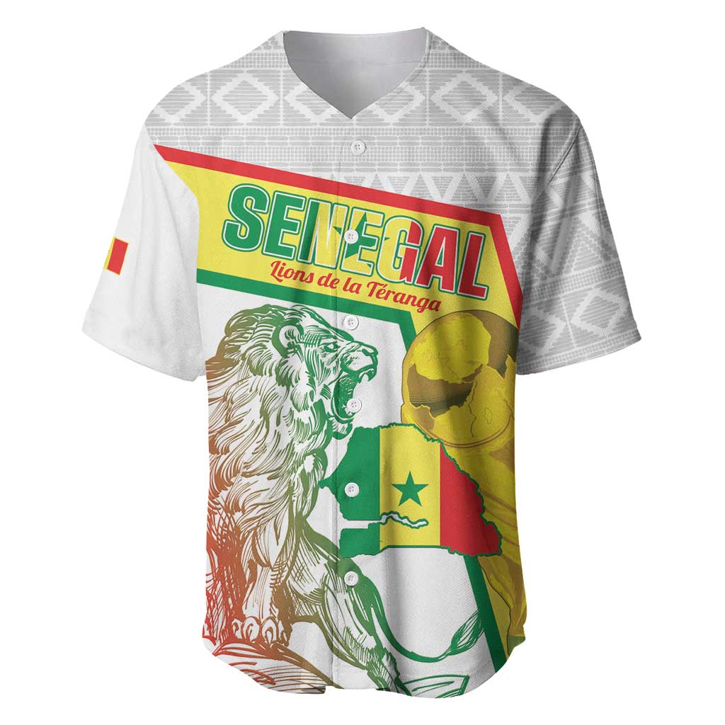 Personalized Senegal Football Baseball Jersey 2026 Come On Lions de la Teranga LT14