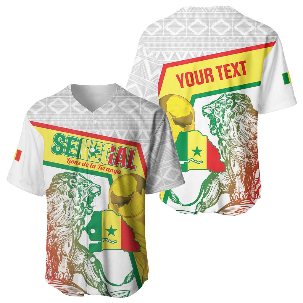 Personalized Senegal Football Baseball Jersey 2026 Come On Lions de la Teranga LT14