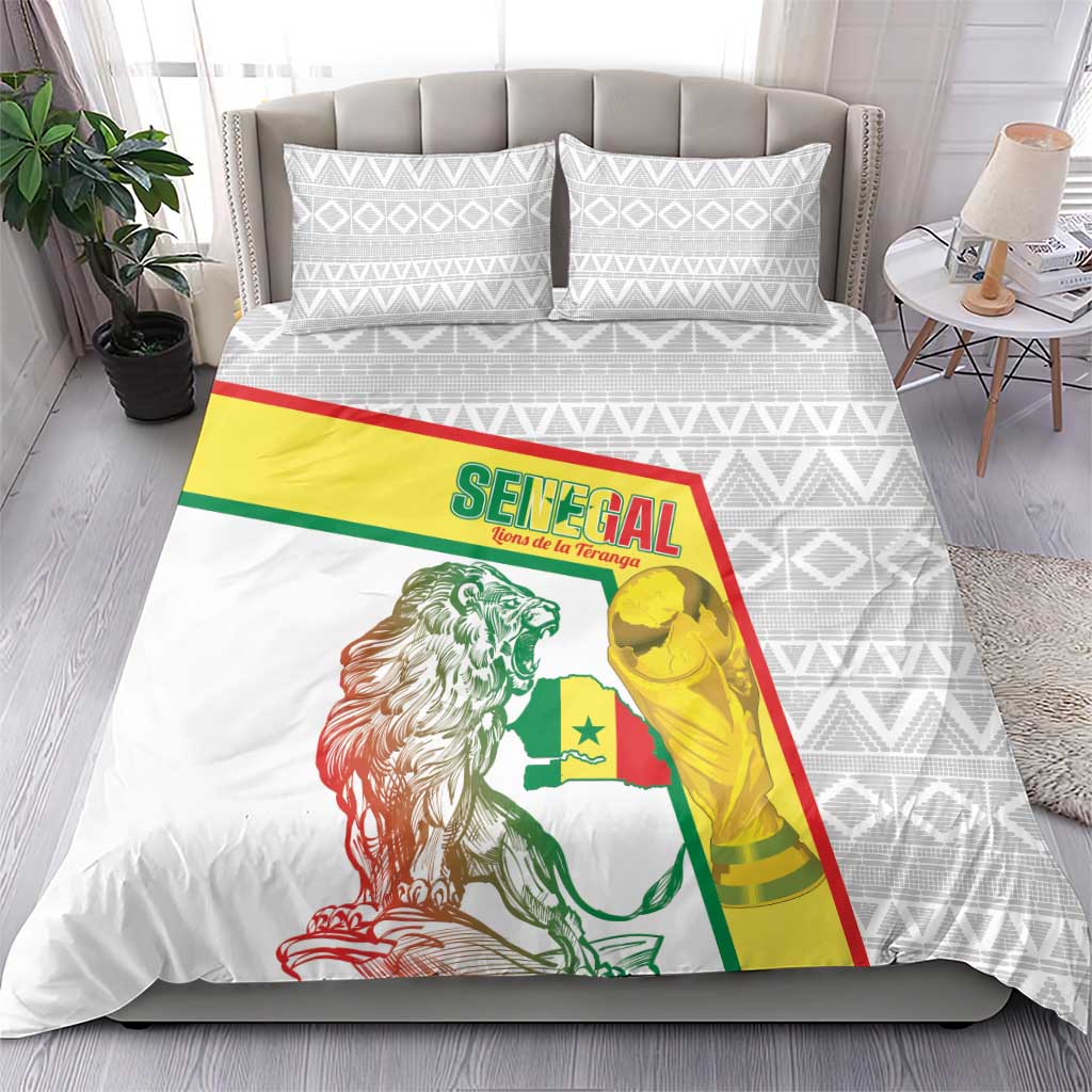 Senegal Football Bedding Set 2026 Come On Lions de la Teranga - African Pride