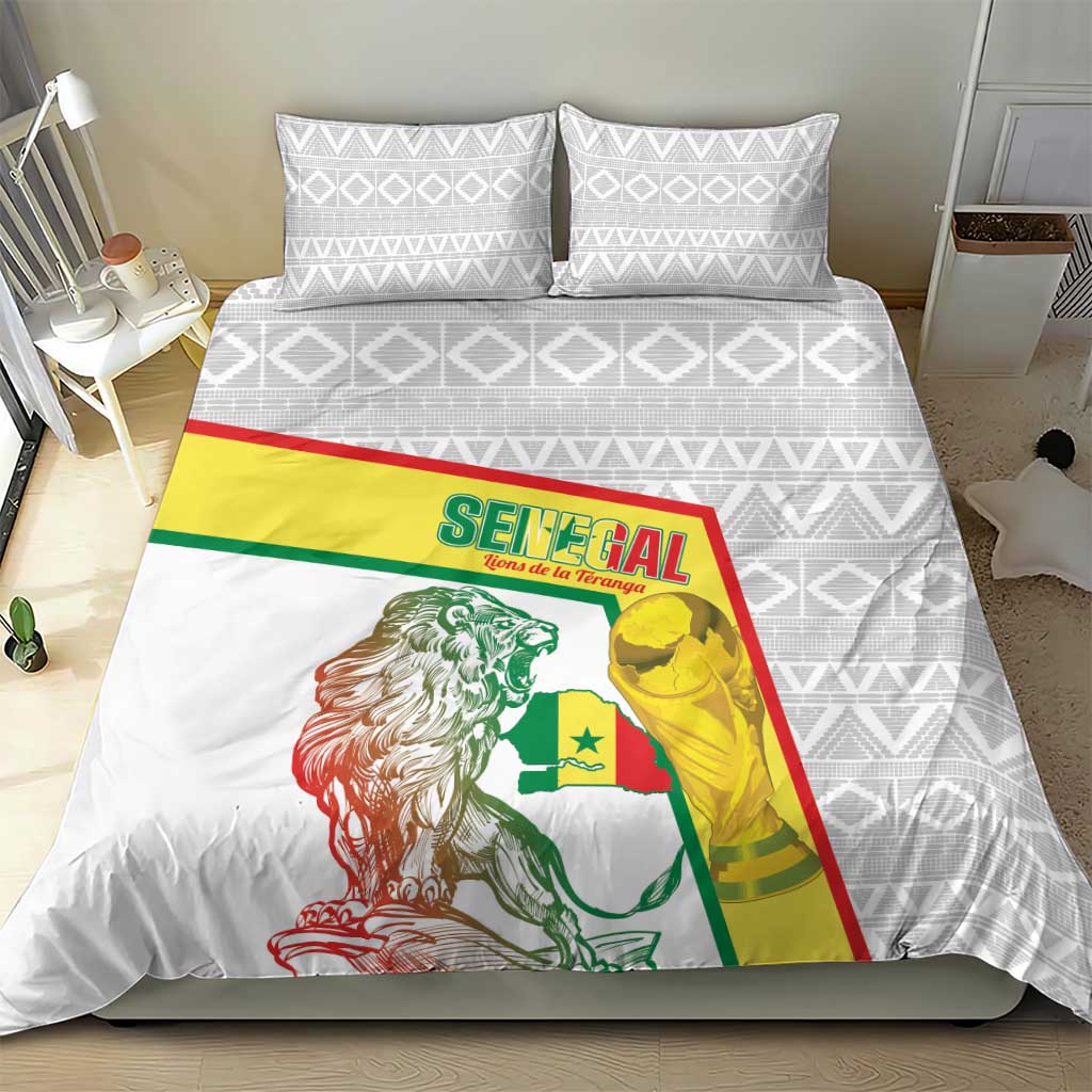 Senegal Football Bedding Set 2026 Come On Lions de la Teranga - African Pride