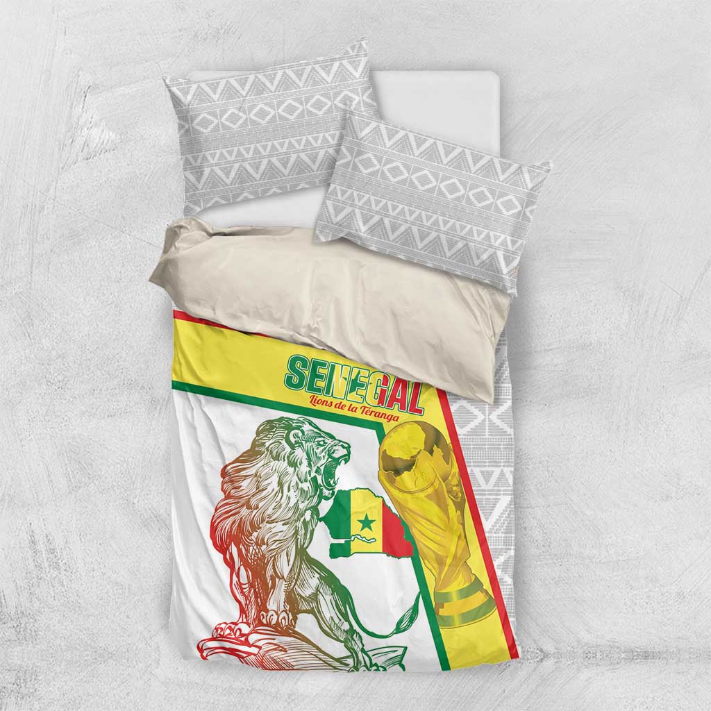 Senegal Football Bedding Set 2026 Come On Lions de la Teranga - African Pride