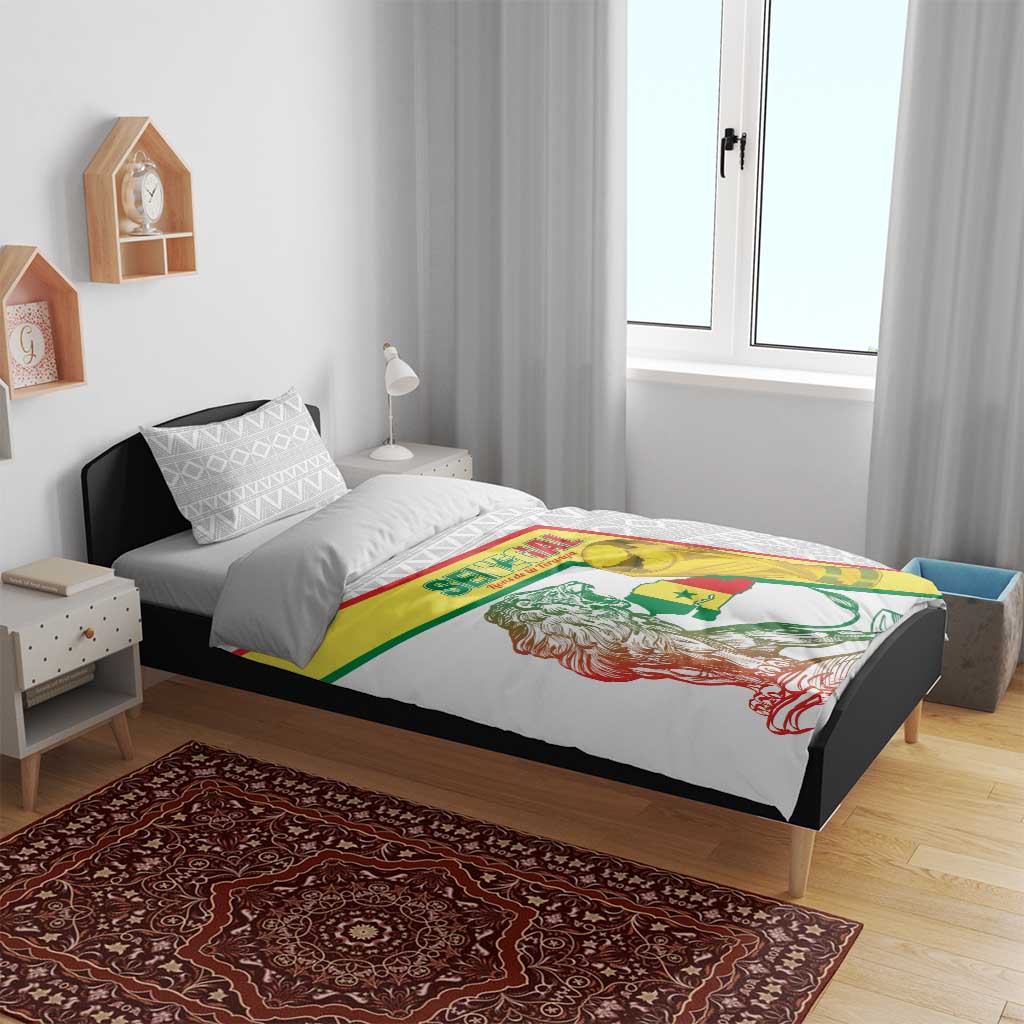 Senegal Football Bedding Set 2026 Come On Lions de la Teranga - African Pride