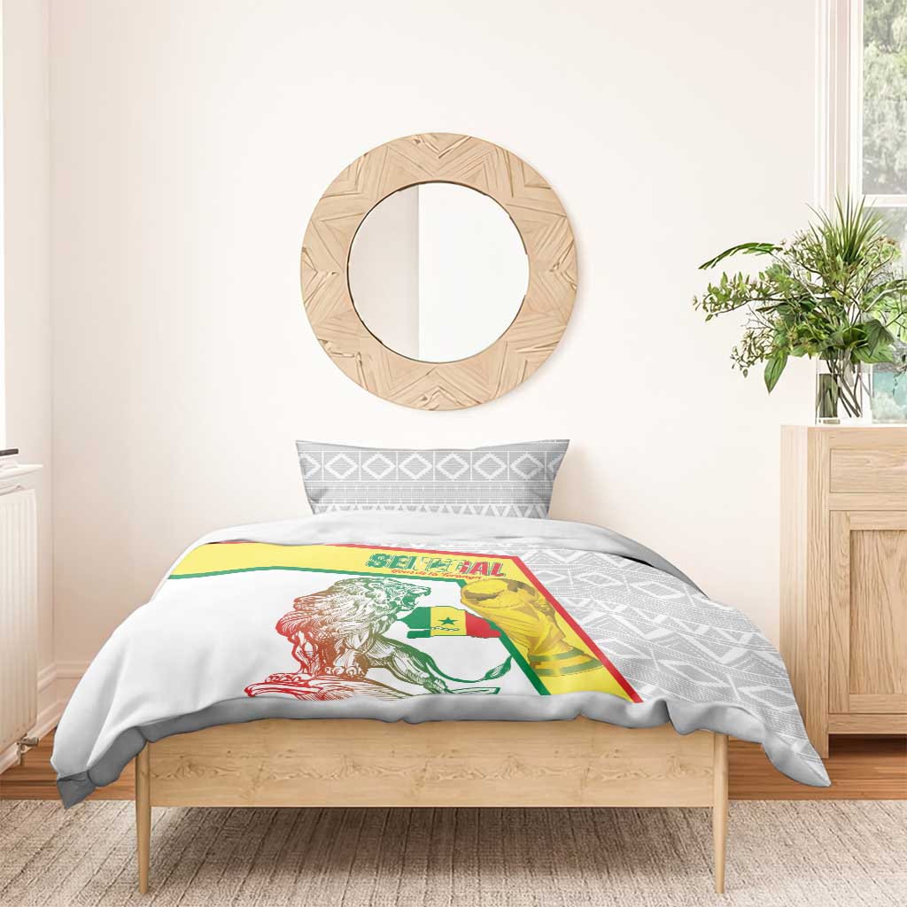 Senegal Football Bedding Set 2026 Come On Lions de la Teranga - African Pride