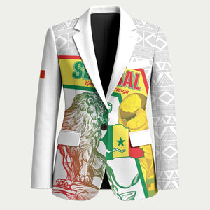 Personalized Senegal Football Blazer 2026 Come On Lions de la Teranga - African Pride