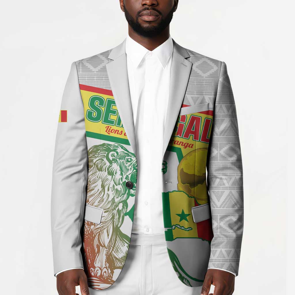 Personalized Senegal Football Blazer 2026 Come On Lions de la Teranga - African Pride
