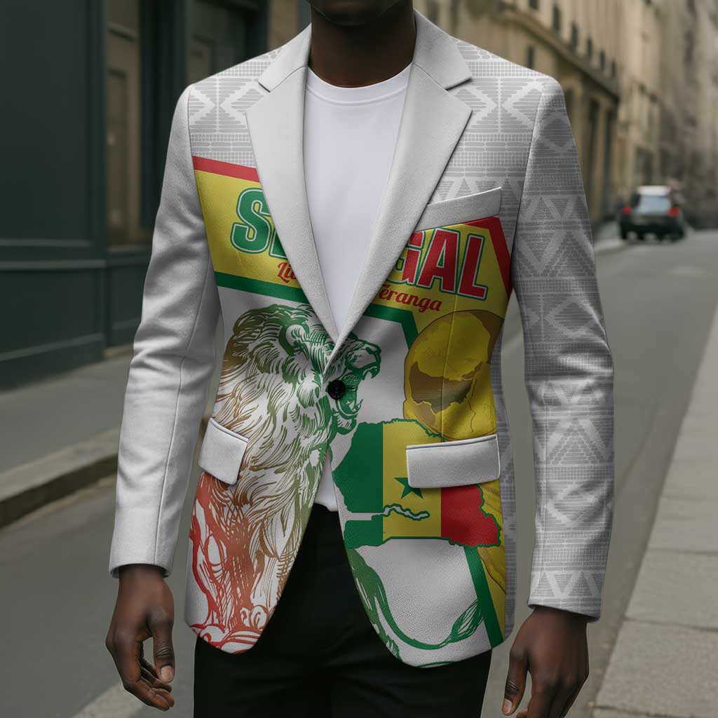 Personalized Senegal Football Blazer 2026 Come On Lions de la Teranga - African Pride