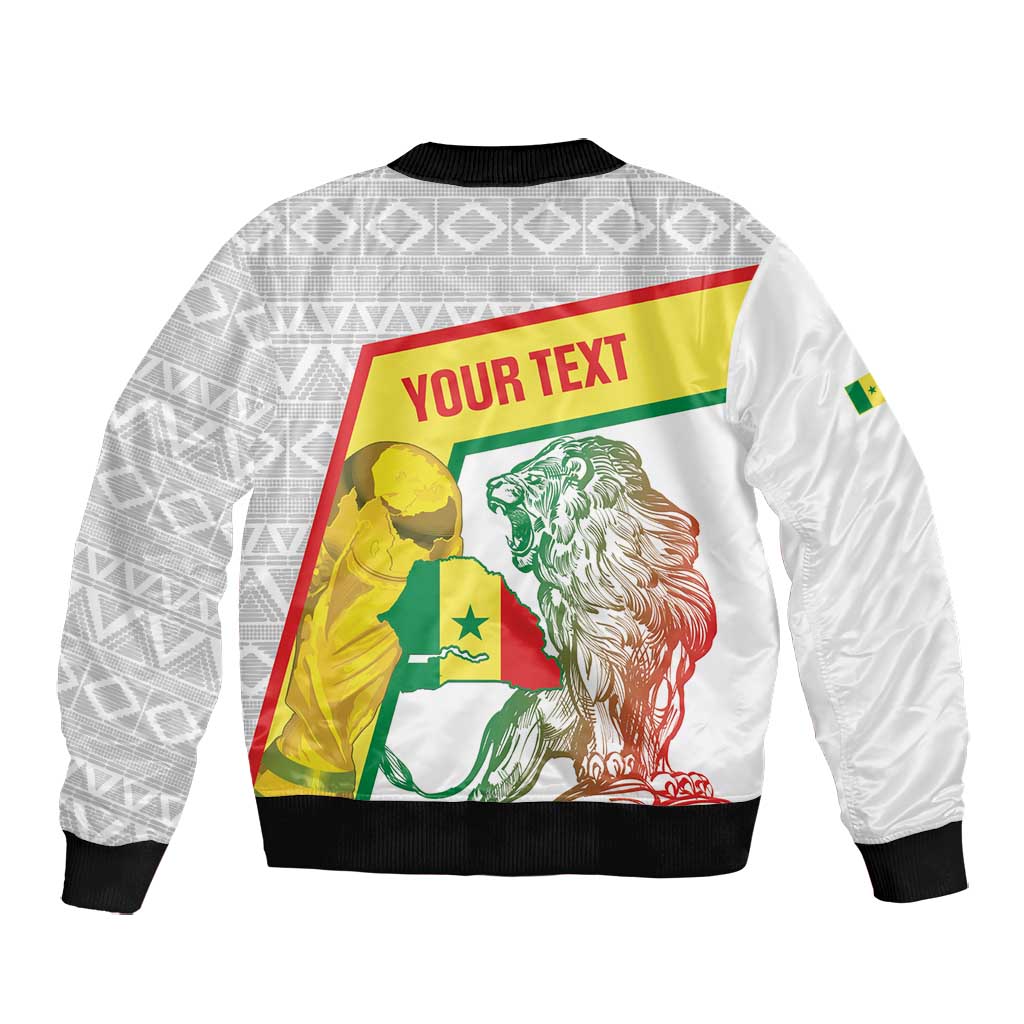 Personalized Senegal Football Bomber Jacket 2026 Come On Lions de la Teranga - African Pride