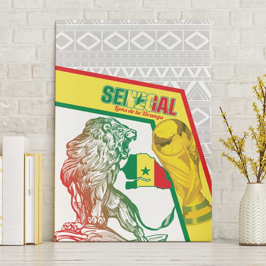 Senegal Football Canvas Wall Art 2026 Come On Lions de la Teranga - African Pride