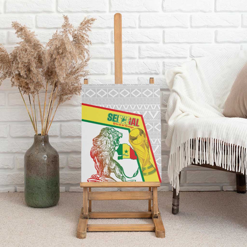 Senegal Football Canvas Wall Art 2026 Come On Lions de la Teranga - African Pride