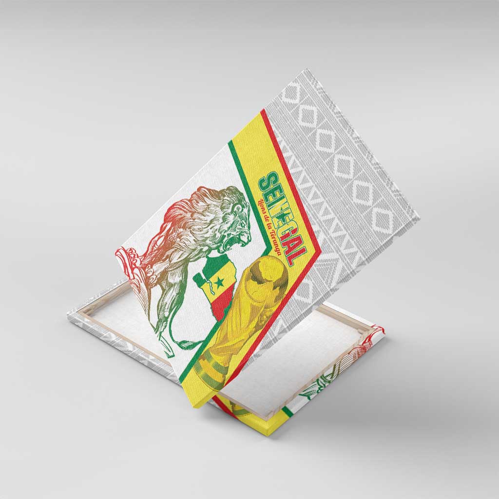 Senegal Football Canvas Wall Art 2026 Come On Lions de la Teranga - African Pride