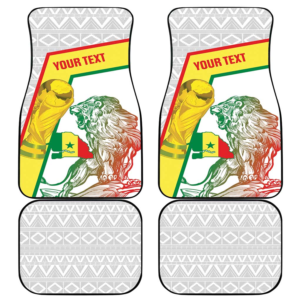 Personalized Senegal Football Car Mats 2026 Come On Lions de la Teranga - African Pride