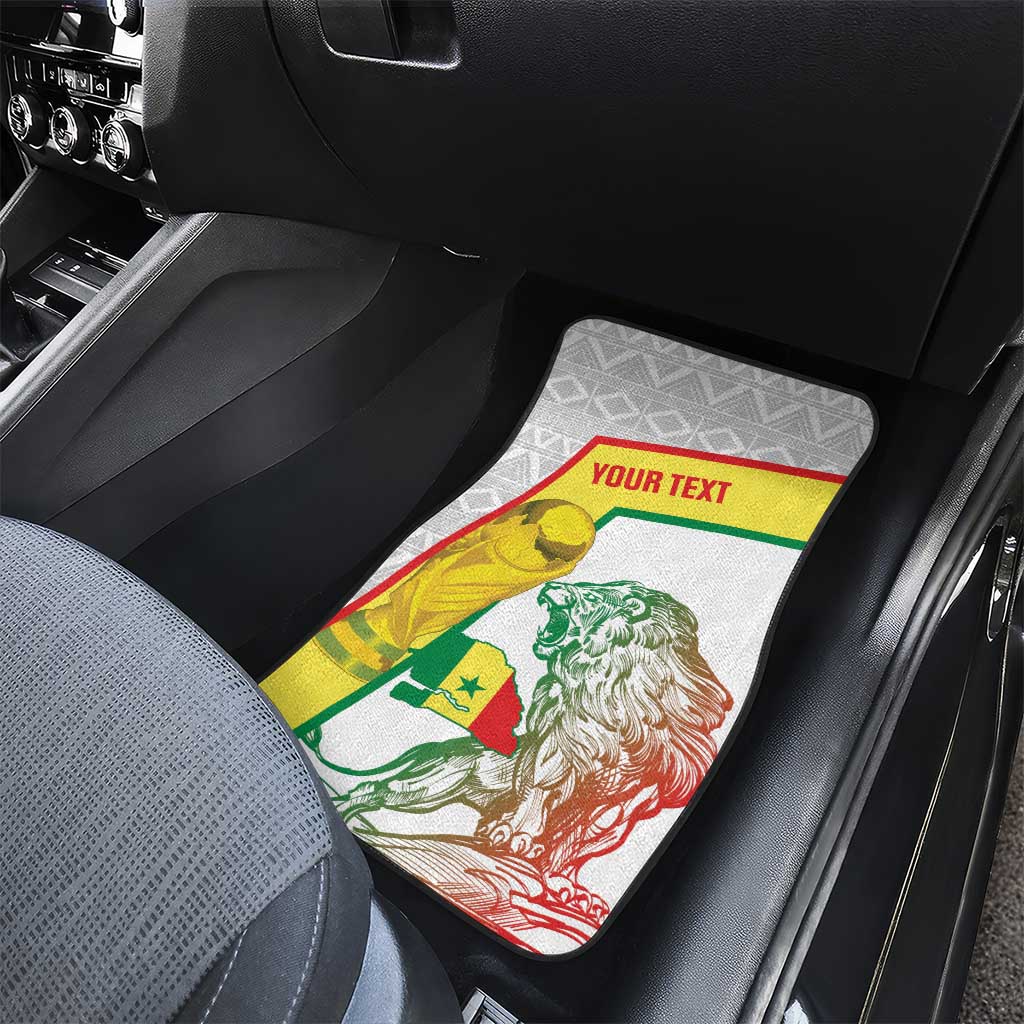 Personalized Senegal Football Car Mats 2026 Come On Lions de la Teranga - African Pride