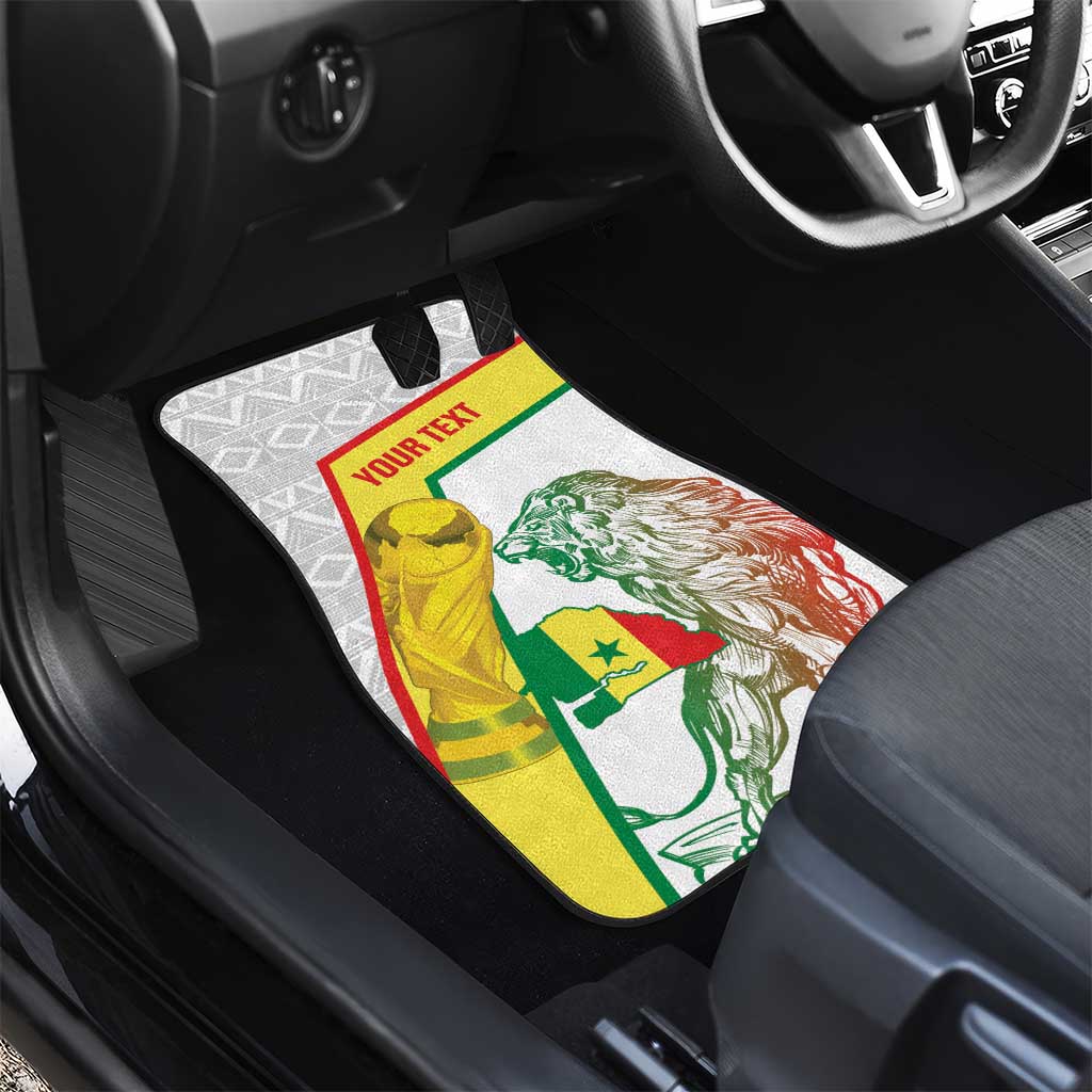 Personalized Senegal Football Car Mats 2026 Come On Lions de la Teranga - African Pride