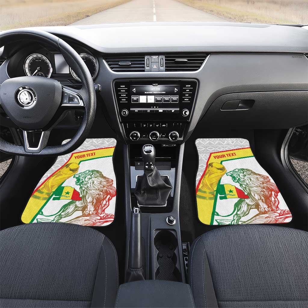 Personalized Senegal Football Car Mats 2026 Come On Lions de la Teranga - African Pride