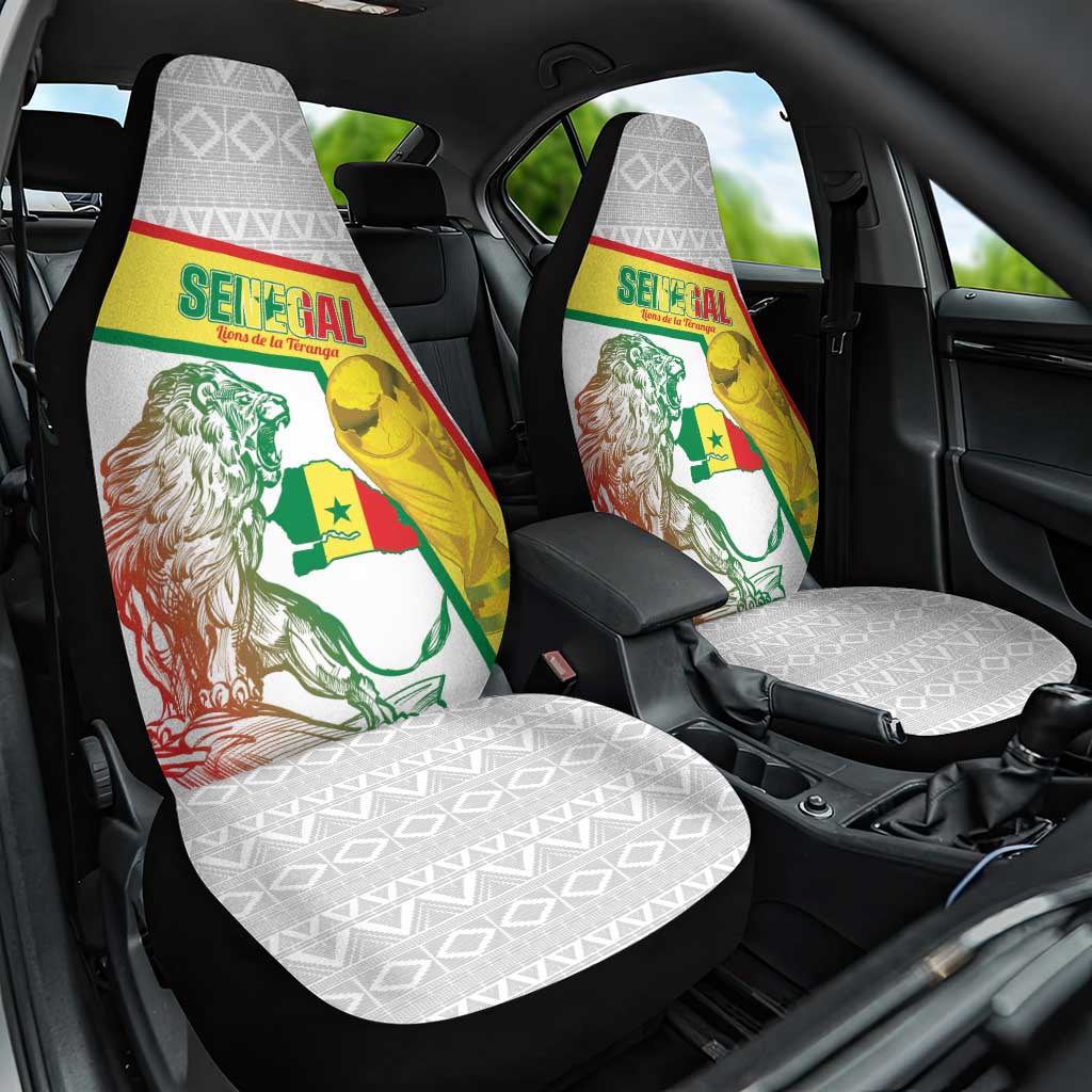 Senegal Football Car Seat Cover 2026 Come On Lions de la Teranga - African Pride