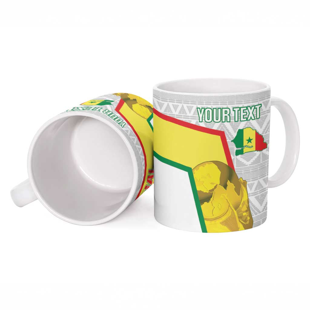 Personalized Senegal Football Ceramic Mug 2026 Come On Lions de la Teranga - African Pride