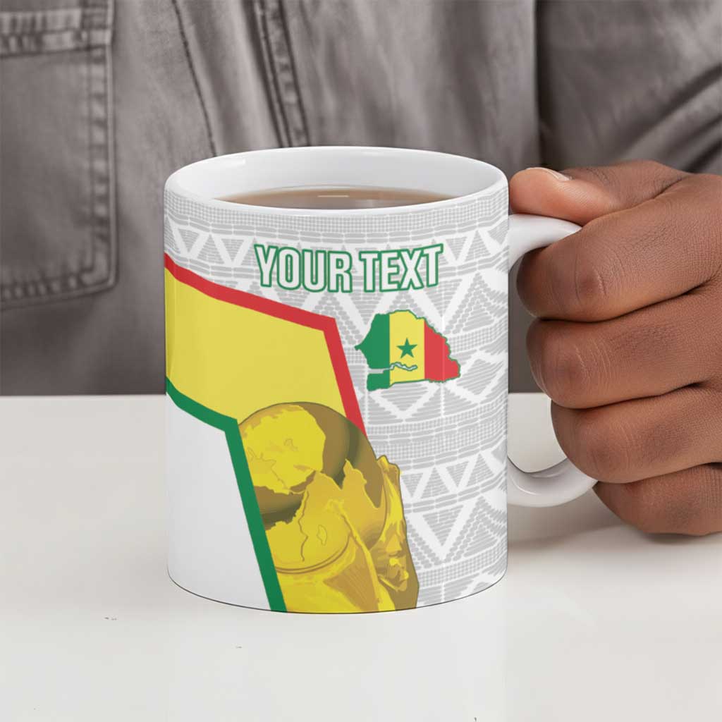 Personalized Senegal Football Ceramic Mug 2026 Come On Lions de la Teranga - African Pride