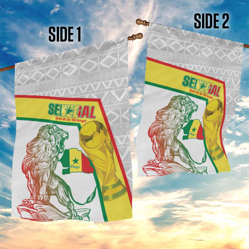 Senegal Football Garden Flag 2026 Come On Lions de la Teranga - African Pride