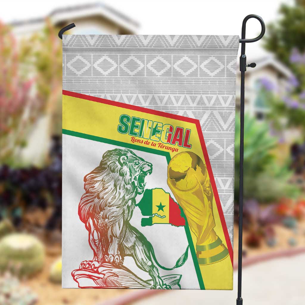 Senegal Football Garden Flag 2026 Come On Lions de la Teranga - African Pride