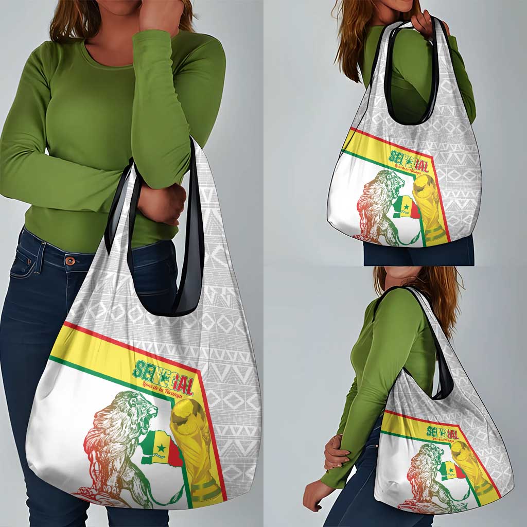 Senegal Football Grocery Bag 2026 Come On Lions de la Teranga - African Pride