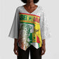 Personalized Senegal Football Kimono Sleeve Blouse 2026 Come On Lions de la Teranga - African Pride