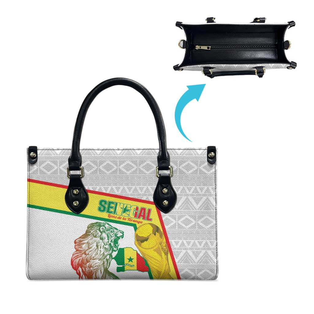 Senegal Football Leather Bag 2026 Come On Lions de la Teranga - African Pride