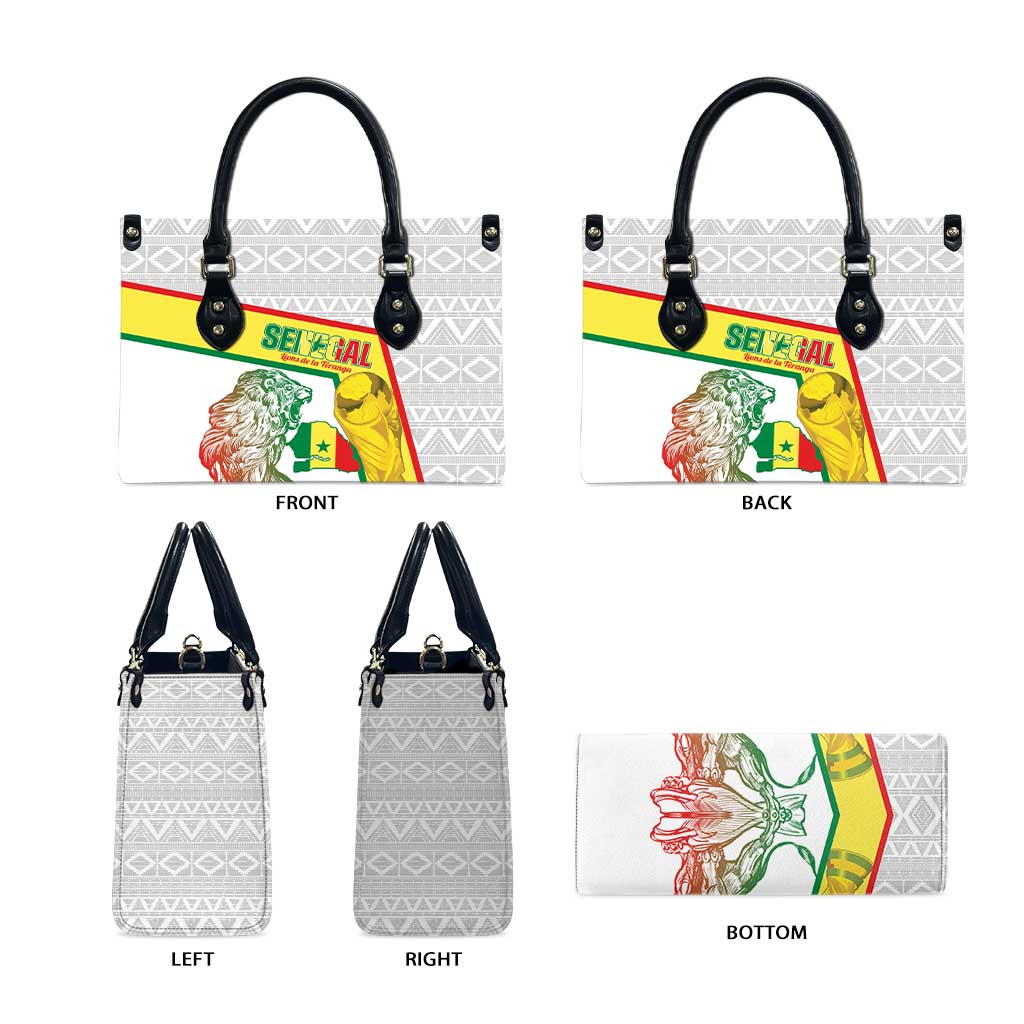 Senegal Football Leather Bag 2026 Come On Lions de la Teranga - African Pride