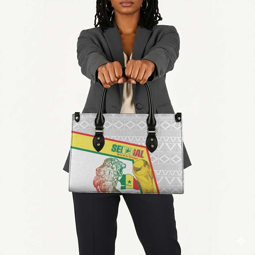 Senegal Football Leather Bag 2026 Come On Lions de la Teranga - African Pride