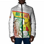 Personalized Senegal Football Padded Jacket 2026 Come On Lions de la Teranga - African Pride