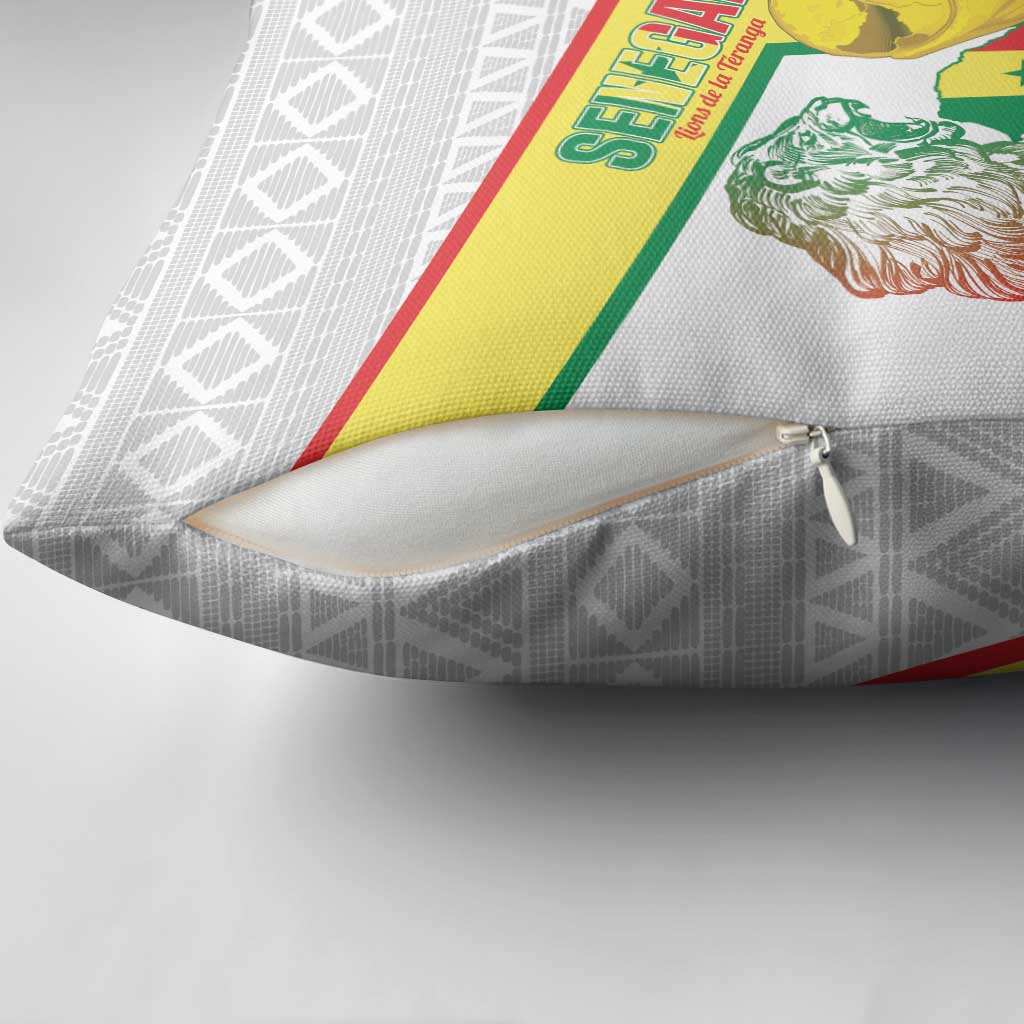 Senegal Football Pillow Cover 2026 Come On Lions de la Teranga - African Pride
