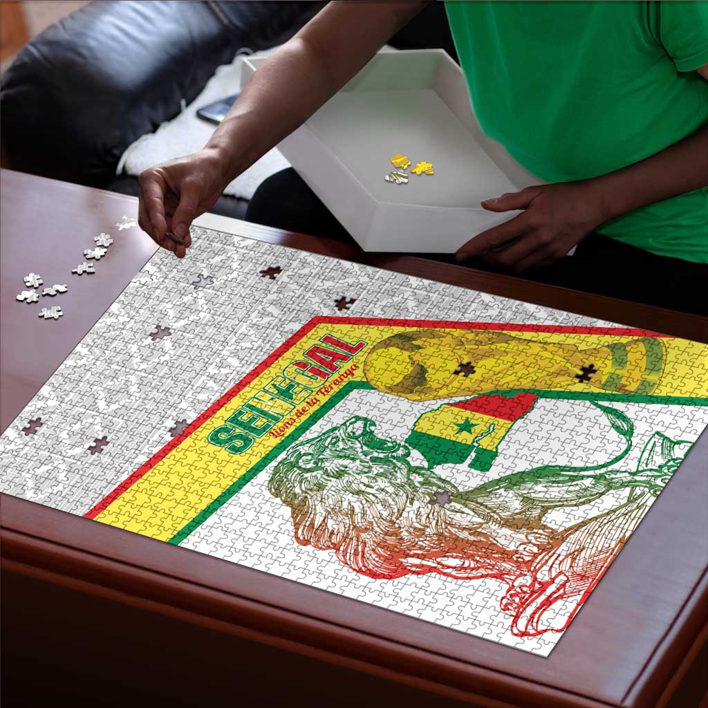 Senegal Football Puzzle 2026 Come On Lions de la Teranga - African Pride