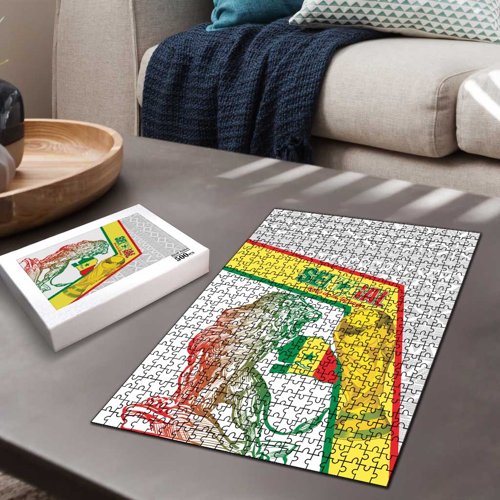 Senegal Football Puzzle 2026 Come On Lions de la Teranga - African Pride