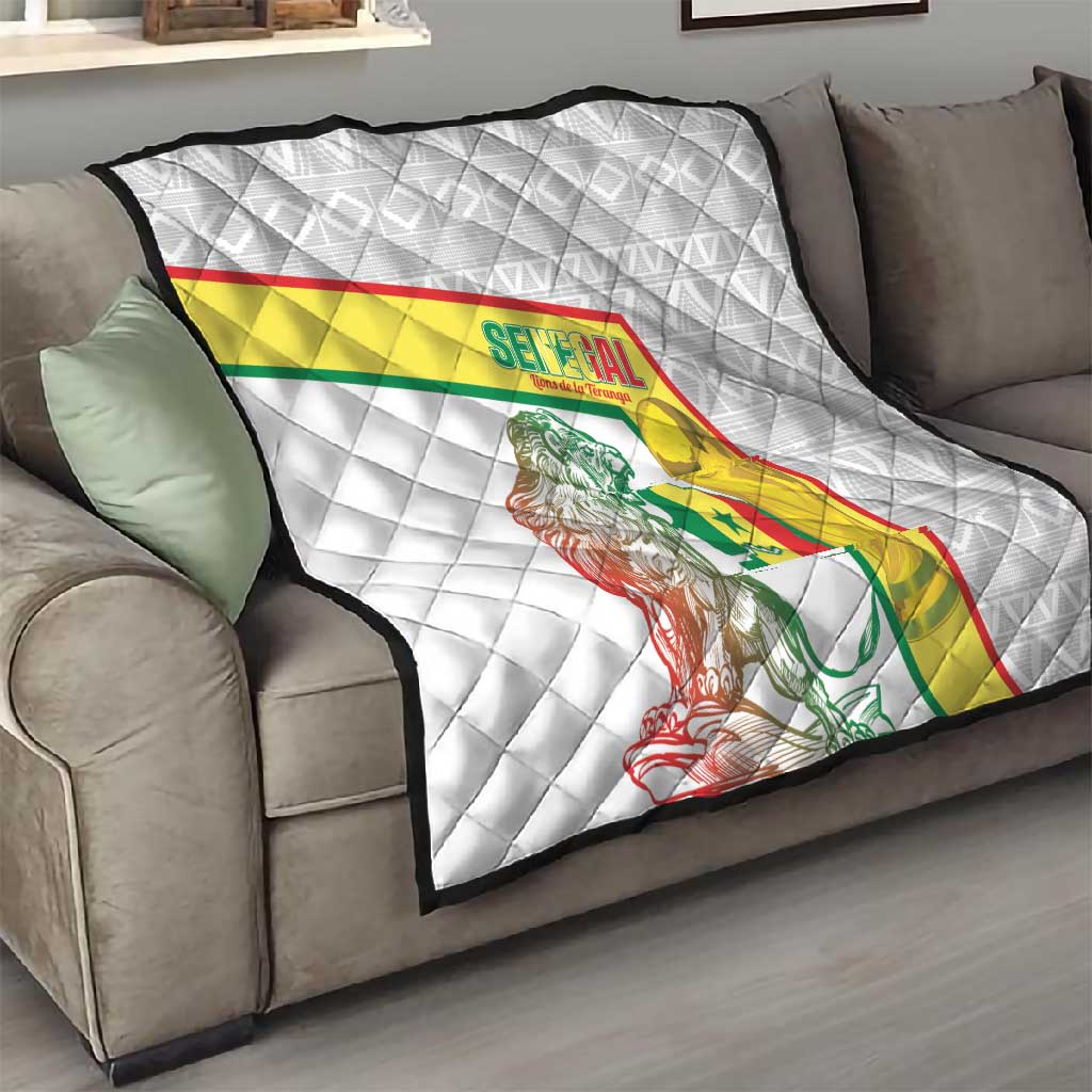Senegal Football Quilt 2026 Come On Lions de la Teranga - African Pride