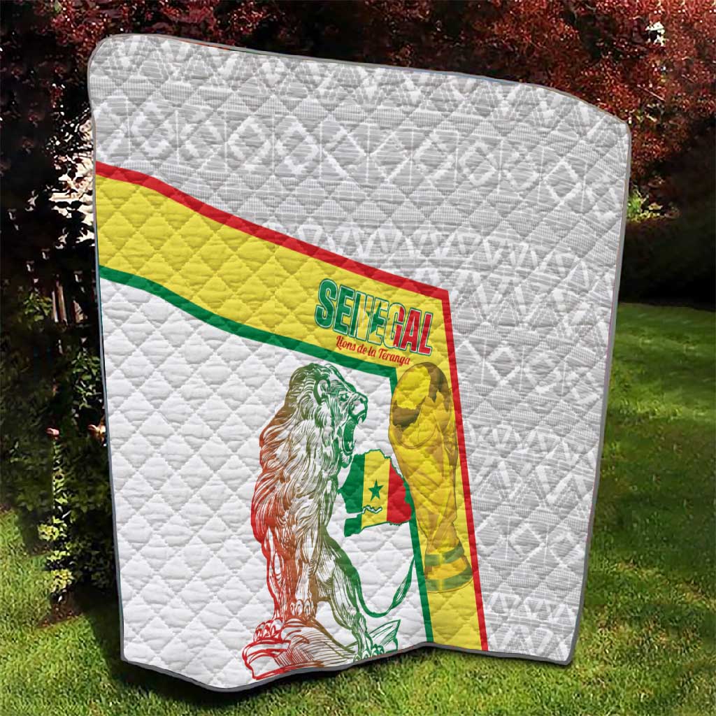 Senegal Football Quilt 2026 Come On Lions de la Teranga - African Pride